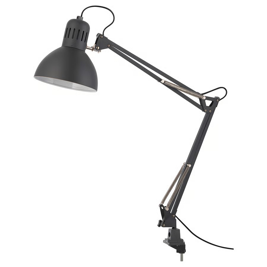 TERTIAL Lampada da lavoro, grigio scuro